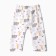 Pants "Bears in the Forest", white/sand color, height 62 cm