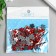Decor for creativity Plastic 1 Puncture "Rhinestone Flower. Red" set 150 pcs 1.2x1.2 cm
