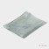 A set for sushi from glass of the “Marble White” shade, 3 objects: sauces 8 × 2 cm, 8 × 6 cm, stand 25 × 15 × 2 cm
