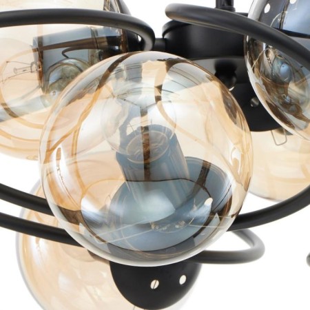 Chandelier 85220/6 E27 40W Black 52x52x53-83 cm Bayerlux-3