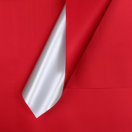 Matte Two -way film 58 x 58 ± 5% cm, burgundy, silver-1