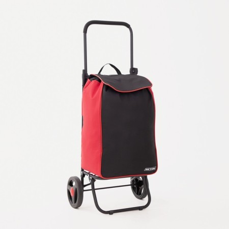 Carrier-house bag on cord, black/red color