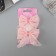 Hair clip "Marta" (set 2 pcs) overflow, 7.5 cm, pink