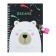 Gift notebook, 45 sheets, line, on the castle, on the crest, the bear is white (17.8x13cm) 1054943