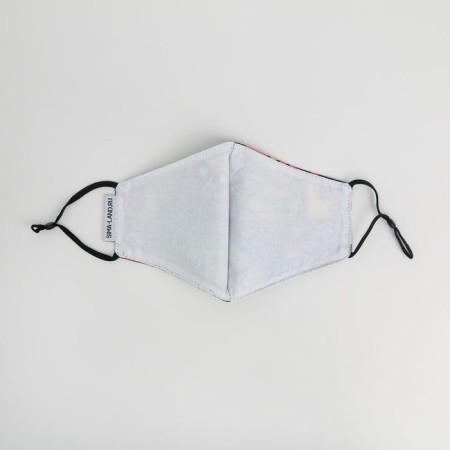 Fabric mask with adjusting ties, protective trash-3