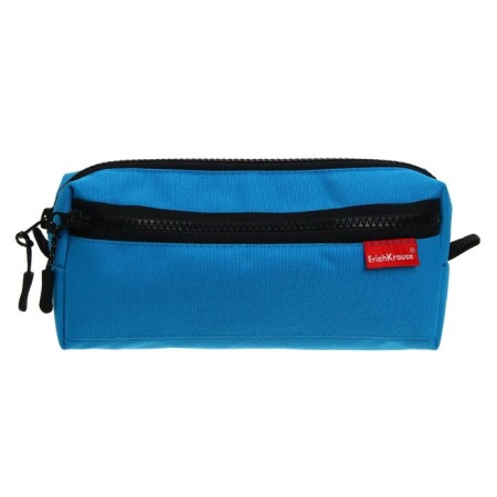Penal soft, 2 compartments, volumetric, 100 x 210 x 50 mm, Erich Krause, Blue 49001-1