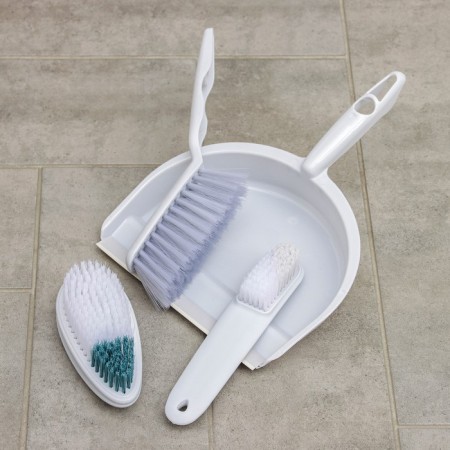 Cleaning set, 4 items: scoop, brush-scheme, 2 universal brushes