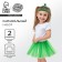 New Year's carnival set "Bright Christmas tree", 2 subjects: rim, skirt, for the New Year