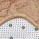 Bathroom mat Ethel "Pattern", col. Beige, 40x60 cm