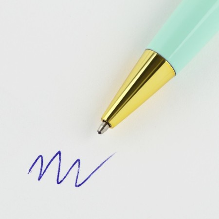 Metal handle "From March 8", blue paste 1.0 mm-2