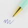 Metal handle "From March 8", blue paste 1.0 mm
