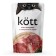 Wet food "kott" for cats, beef in sauce, 75 g