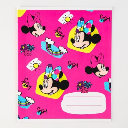 Notebook in a ruler of 12 sheets, 5 types of mix, cover coated paper, Minnie Mouse-5