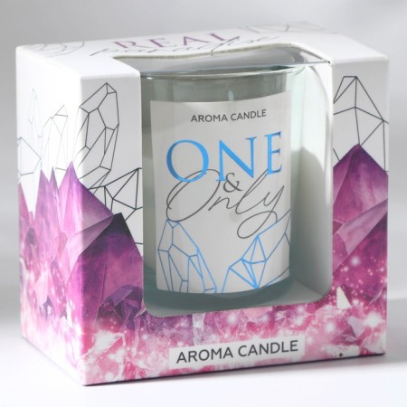 Interior candle in a glass "Only", aroma jasmine-4