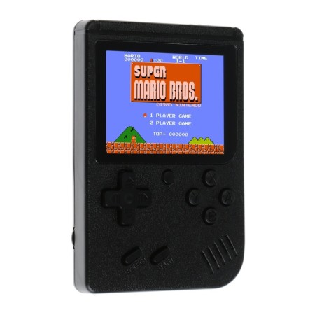 Game console 400 in 1, AV cable, 8 bits, black-1