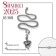 New Year! Symbol of the year 2025! Snake chain Ground, Black Silver Color