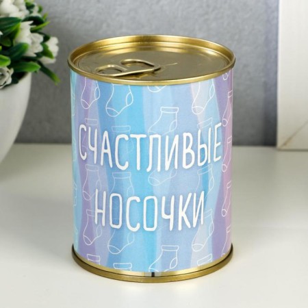 Socks in the bank "Happy socks" (inside socks are female, white color)