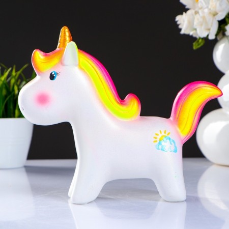 Piggy bank "Unicorn" Rainbow, 21x19cm-2