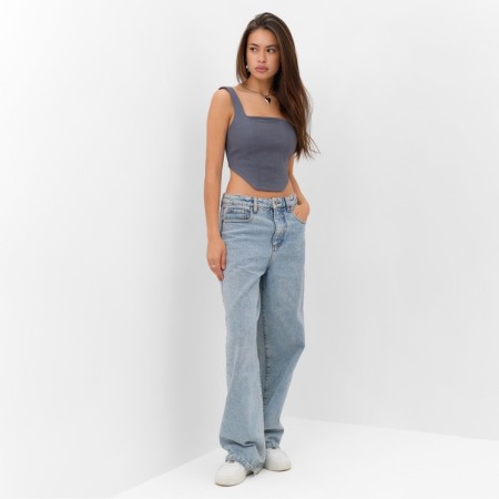 Top female denim Mist: Denim R.46, graphite-1