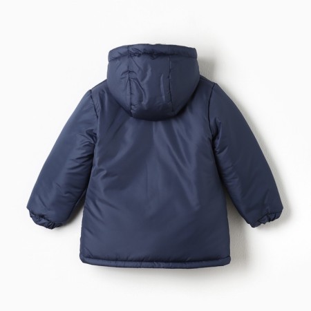 Set of winter children, blue color, height 122-128 cm-5