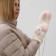 Mittens teenage minku lamb two -tone 24 cm pink color