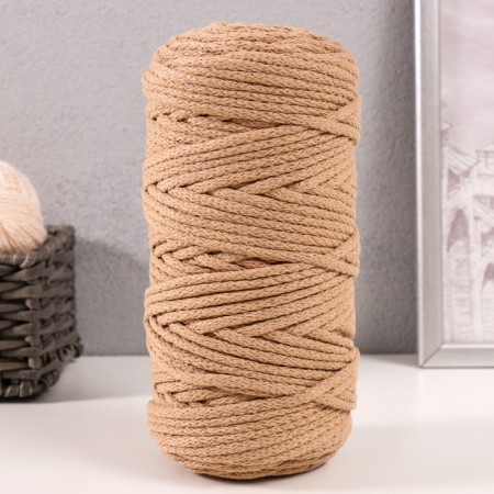 Knitting cord "Puff" 100% cotton width 5mm 100m (St.