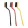 Brush for cleaning the car, 17 cm, metal bristles, mix, set 3 pcs