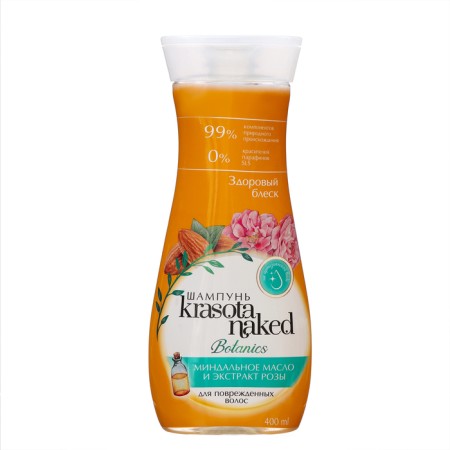 Krasota Naked Botanics hair shampoo, healthy shine, 400 ml-4