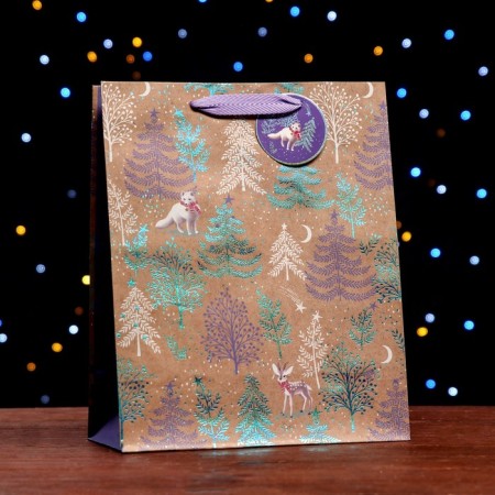 Gift package "Christmas trees" 26 x 32 x 12 cm