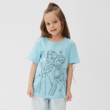 Disney T-shirt "Cold heart", height 98-104 (30), turquoise