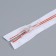 Lightning "Spiral", No. 5, detachable, automatic lock, 70 cm, white/pink color