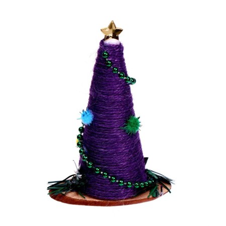 New Year's decor "Christmas tree cone with a star" mix