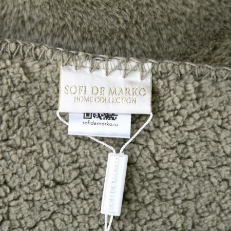 Aurelia blanket, size 160x220 cm, olive color-3