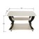 Journal table "Maestro", SZh-02, 900 × 600 × 560 mm, color of oak / wenge