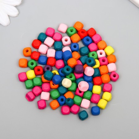Beads for creativity tree "Multi -colored square" set 20 grams 0.8x0.8 cm