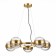 Suspension lamp ST LUCE. SL1156.303.05. Bala. 5x5 watts, G9, 60x60 cm, brass color
