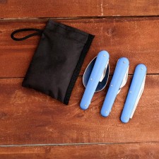 Tourist set in the Case 5V1 Master to handle blue metal