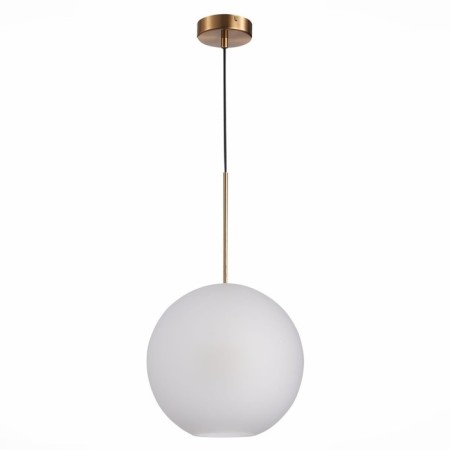 Suspension lamp ST LUCE. SL1133.523.01. Bopone. 1x40 watts, E27, 30x30 cm, brass color-5