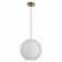 Suspension lamp ST LUCE. SL1133.523.01. Bopone. 1x40 watts, E27, 30x30 cm, brass color