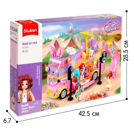 Designer Pink Dream "Multimedia Bus", 412 details-4