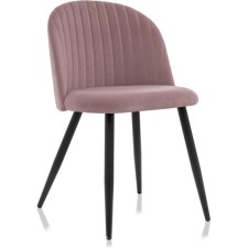STULL OF A GABI Metal Carcass 1 Metal/velor, Black/Light violet 50x53x79 cm