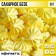 Mashless sugar yellow konfinetta for decor of cupcakes, cake, cakes and drinks, 30 g.