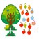 Toy with hooks "tree"