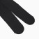 Female microfiber tights with fleece 600 den, black color, size 6