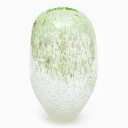 Flowers Vase "Jasmine" made of colored glass 27.5 × 17 × 17 cm-1