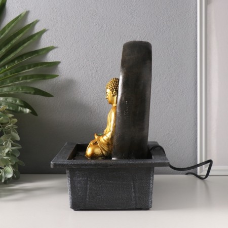 Buddhas desktop fountain "Buddha in meditation" 23x17.5x27 cm-4