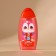 Gift set "Magic Girl", bath foam and body washcloth, strawberries