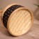 Wicker basket with a lid, from bamboo 20x20x23 cm