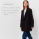 Women's jacket Minaku: classic color black, rr 46-48