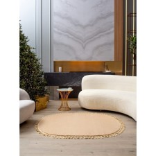 Arya Home Carolina bath mat, size 120x160 cm, brown color